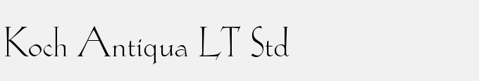 Koch Antiqua LT Std