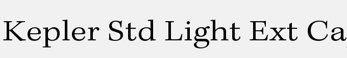 Kepler Std Light Extended Caption