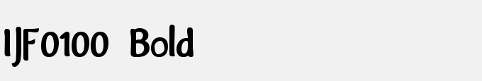 IJF0100 Bold