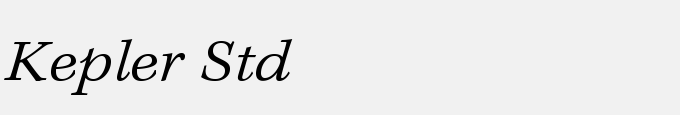 Kepler Std Light Extended Italic Caption