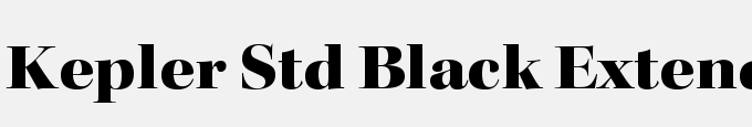Kepler Std Black Extended Display