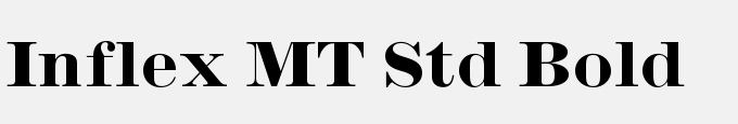 Inflex MT Std Bold