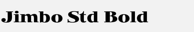 Jimbo Std Bold