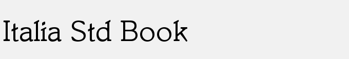 Italia Std Book