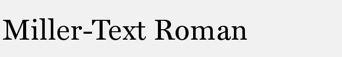Miller-Text Roman