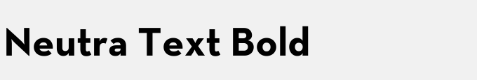 Neutra Text Bold
