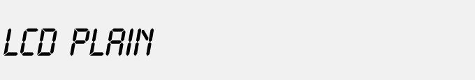 LCD.. Plain