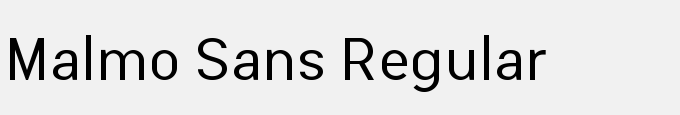 Malmo Sans Regular