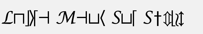 Lucida Math Std Symbol