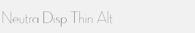Neutra Display Thin Alt