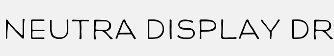 Neutra Display Drafting Alt