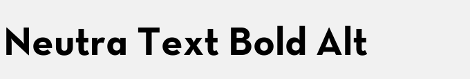 Neutra Text Alt Bold