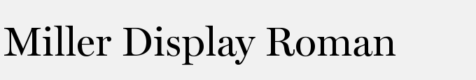 Miller-Display Roman
