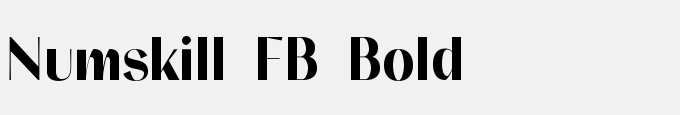 Numskill FB Bold