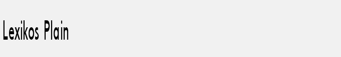 Lexikos Plain
