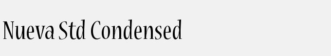 Nueva Std Condensed