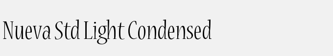 Nueva Std Light Condensed