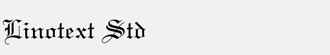 Linotext Std