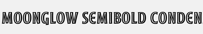 Moonglow Semibold Condensed