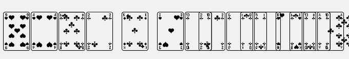 Linotype Game Pi French Cards