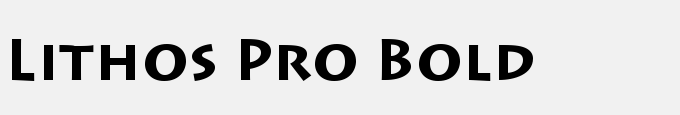 Lithos Pro Bold