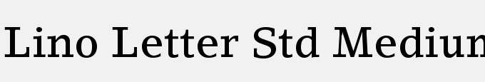 Lino Letter Std Medium