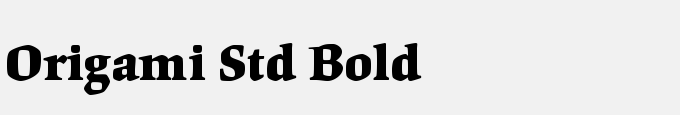Origami Std Bold