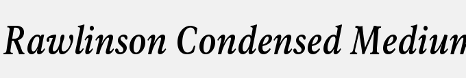 Rawlinson Cond Md Medium Italic