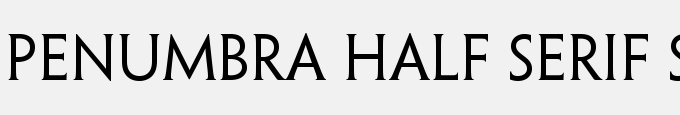 Penumbra Half Serif Std
