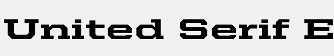 United Serif Ext Heavy