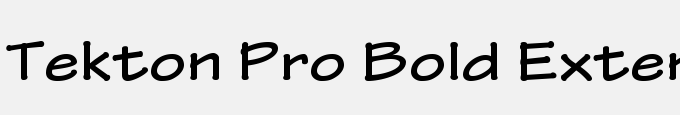 Tekton Pro Bold Extended