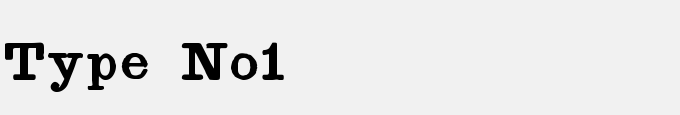 Type No1