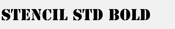 Stencil Std Bold