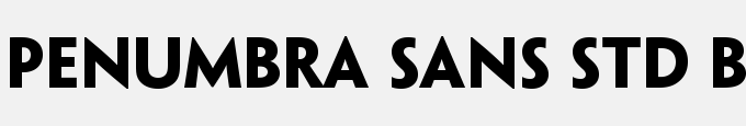 Penumbra Sans Std Bold