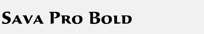 Sava Pro Bold