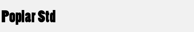 Poplar Std Black