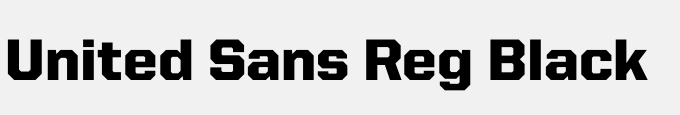 United Sans Reg Black