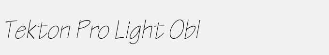 Tekton Pro Light Oblique