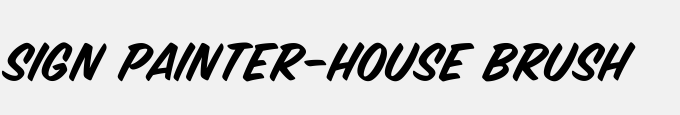 Sign Painter-House Brush