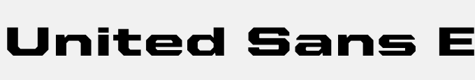 United Sans Ext Black