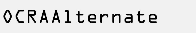 OCRA Alt