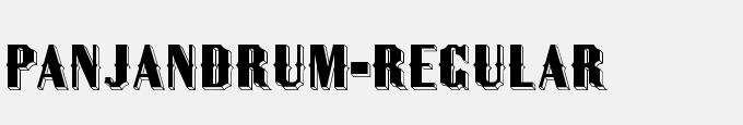 Panjandrum-Regular