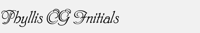 Phyllis CG Initials