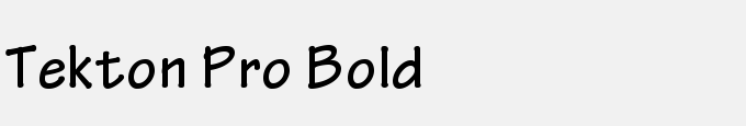 Tekton Pro Bold