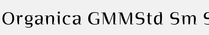 Organica GMMStd Sm Serif Roman