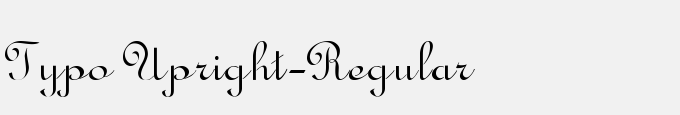 Typo Upright-Regular