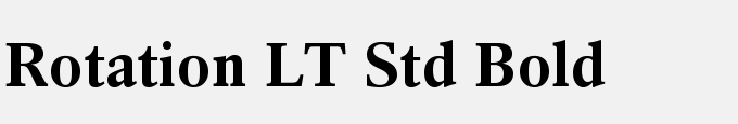 Rotation LT Std Bold