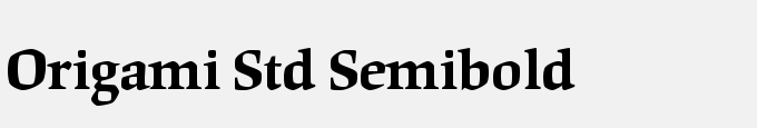 Origami Std Semibold