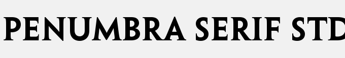 Penumbra Serif Std Semibold