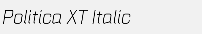 Politica XT Italic